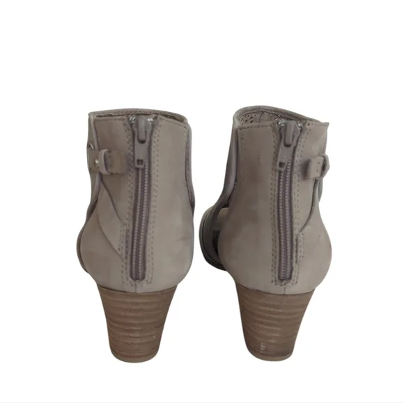 Earth Ivy Sahara Open Toe Leather Shooties 9W Tan - Picture 10 of 16